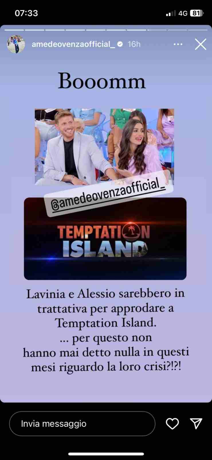 Emergono le prime anticipazioni sulla nuova edizione di "Temptation Island", potrebbe esserci una coppia nata a "Uomini e donne".